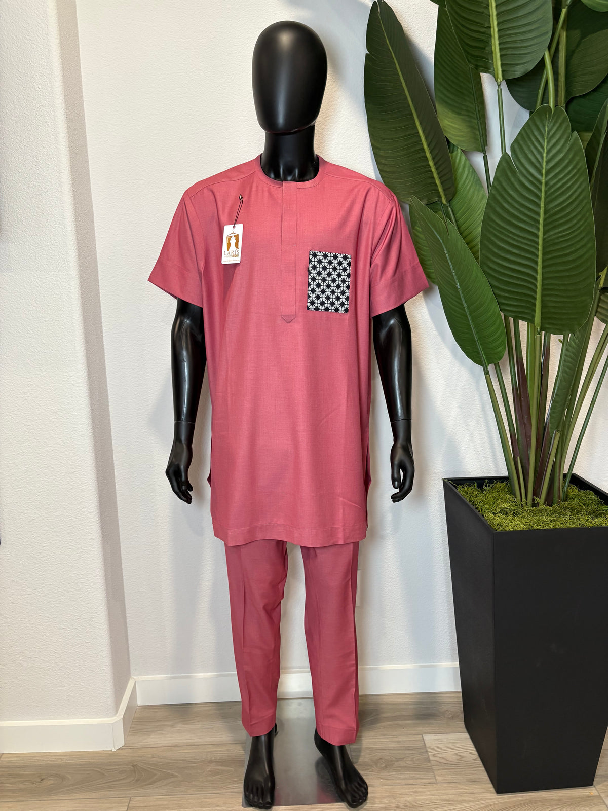 PEACH 3/4 SLEEVE MEN’S SENATOR NATIVE