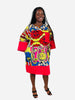 SUNBURST DASHIKI DRESS