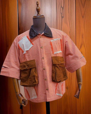 Afro baggy shirt- Short sleeve