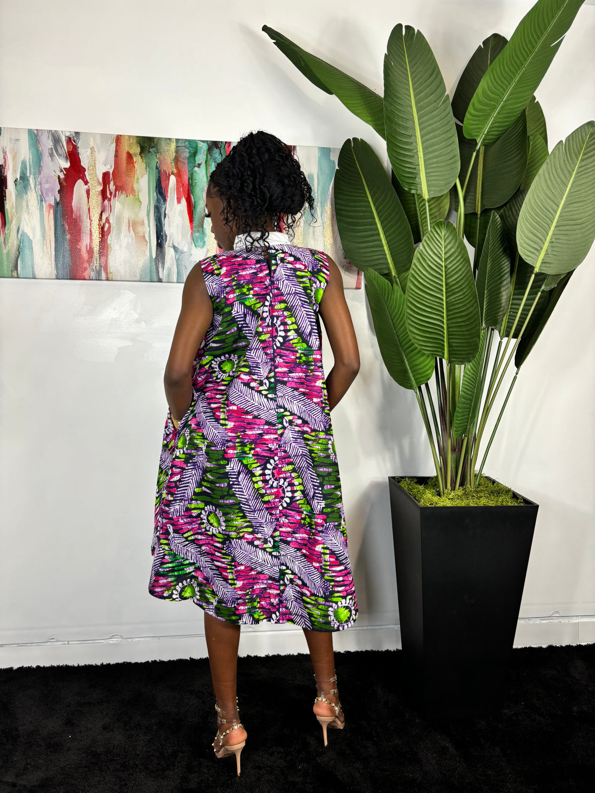SHEWA COLLARED DRESS