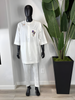 Off White Men’s Senator Wear with African Print Pocket Detail