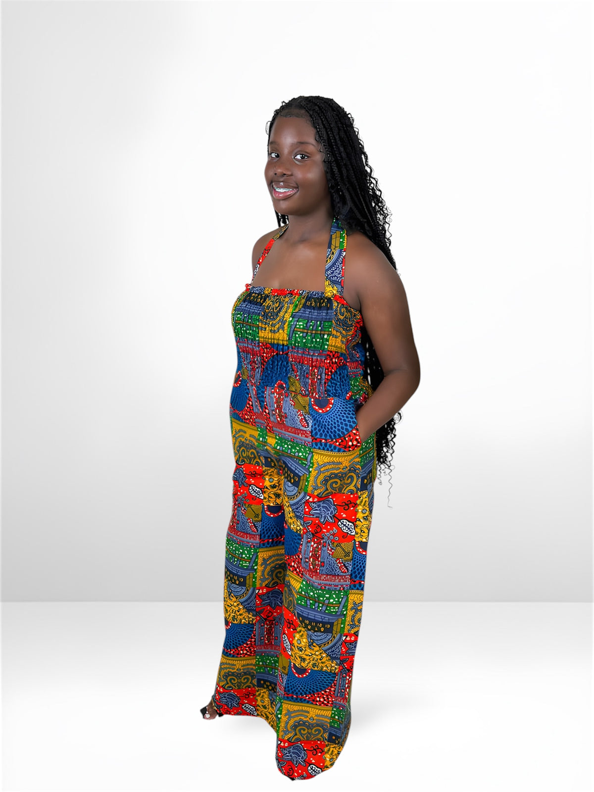 The ZURI SMOCKED JUMPSUIT