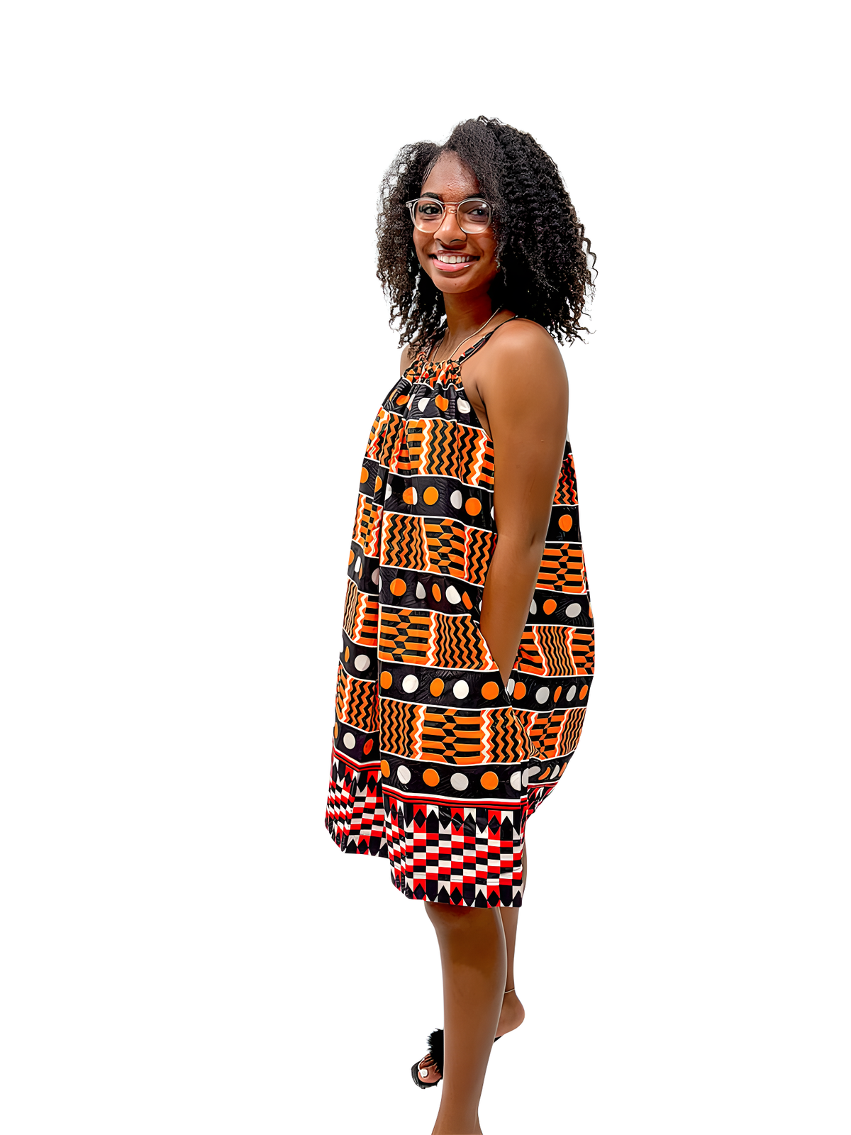 SUNMBO HALTER DRESS