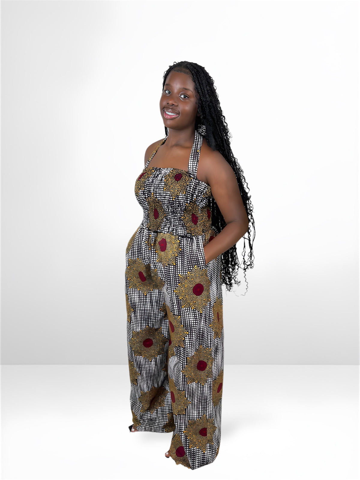 The ZURI SMOCKED JUMPSUIT