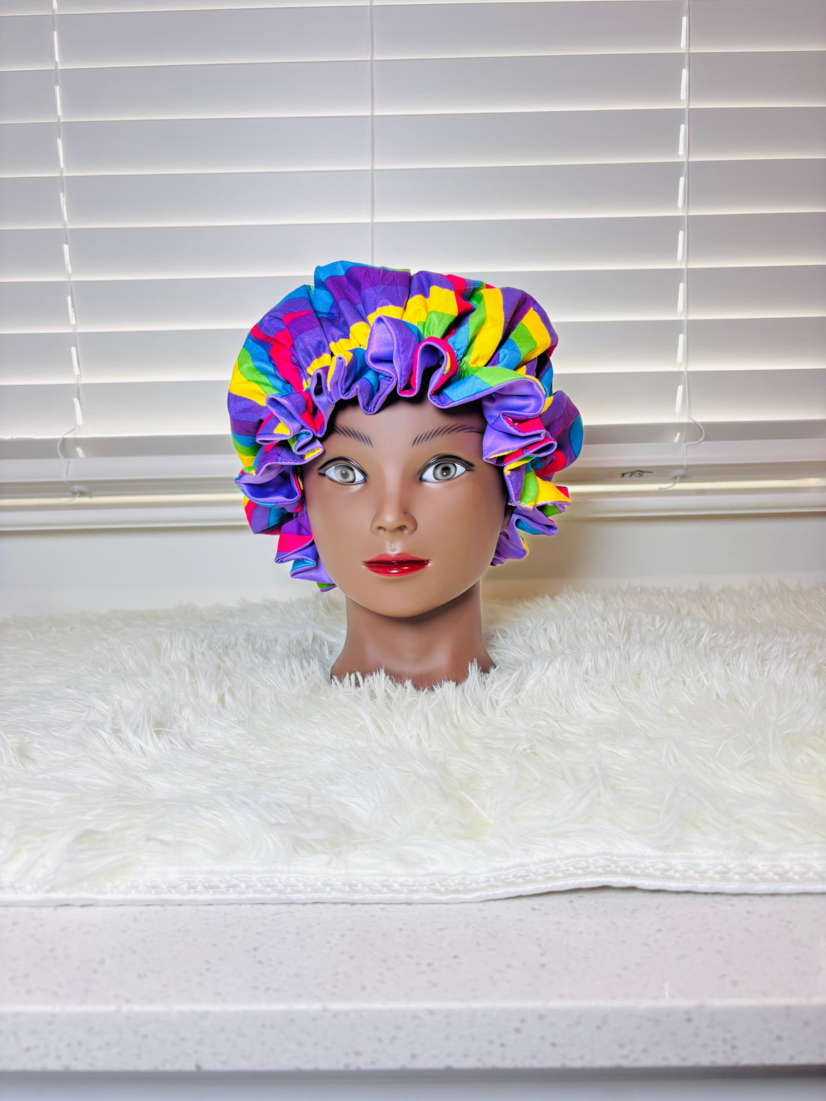 Kids Reversible Satin Bonnet – 2-in-1 Hair Protection