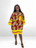 SUNBURST DASHIKI DRESS