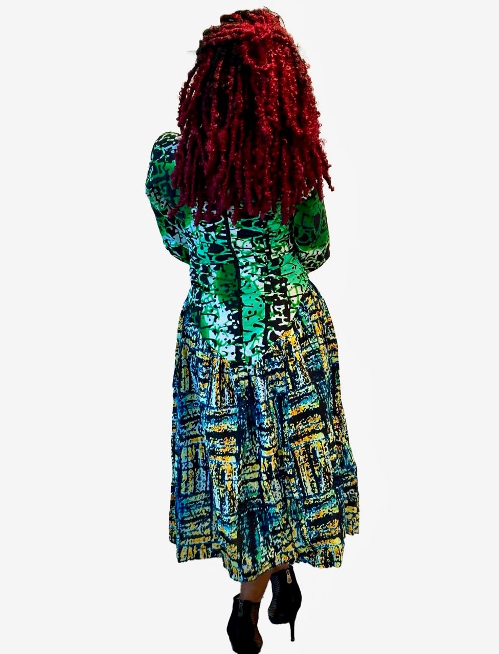ABIKE MIXED-MATCH DRESS