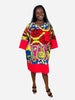 SUNBURST DASHIKI DRESS