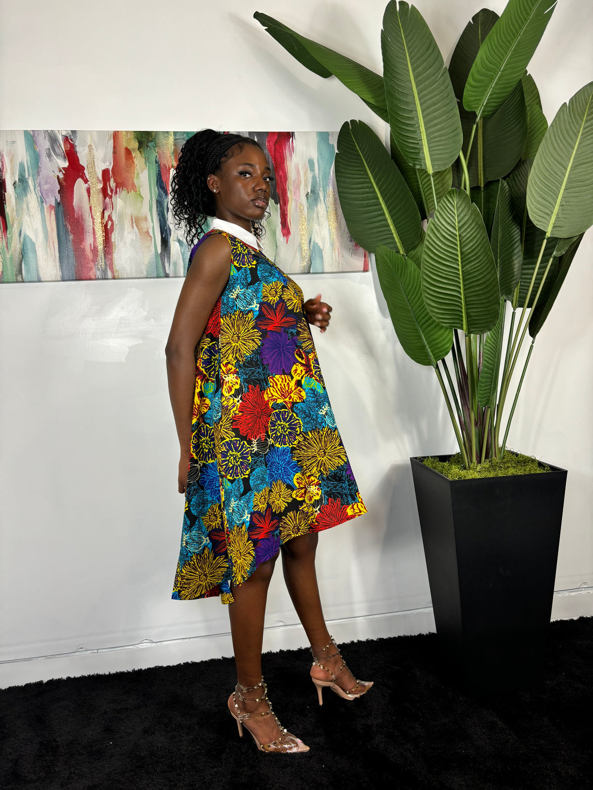 SHEWA COLLARED DRESS