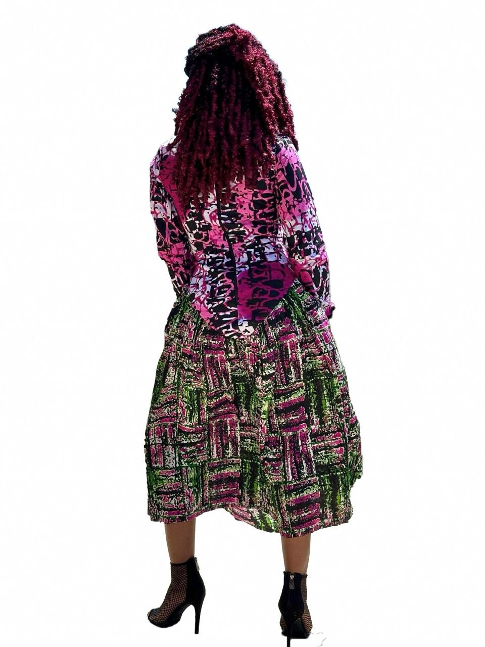 ABIKE MIXED-MATCH DRESS