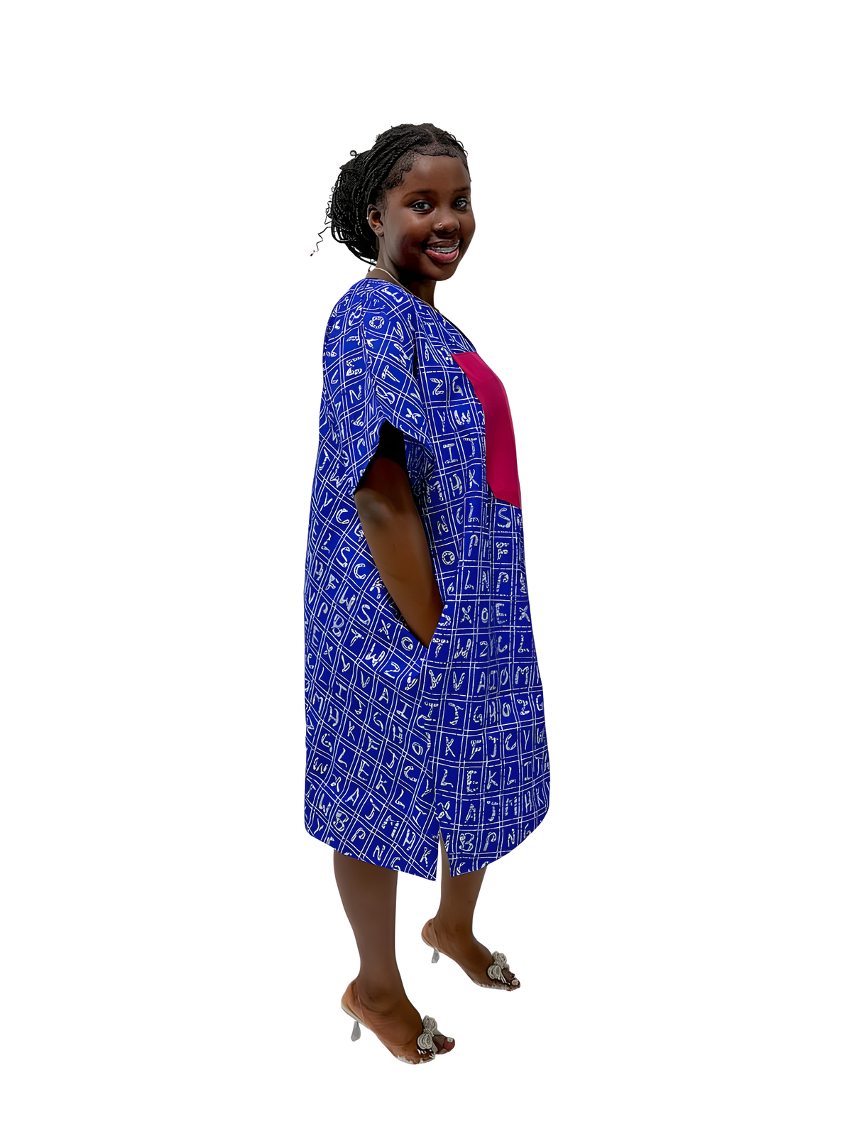 THE KEFI BOLD KAFTAN DRESS