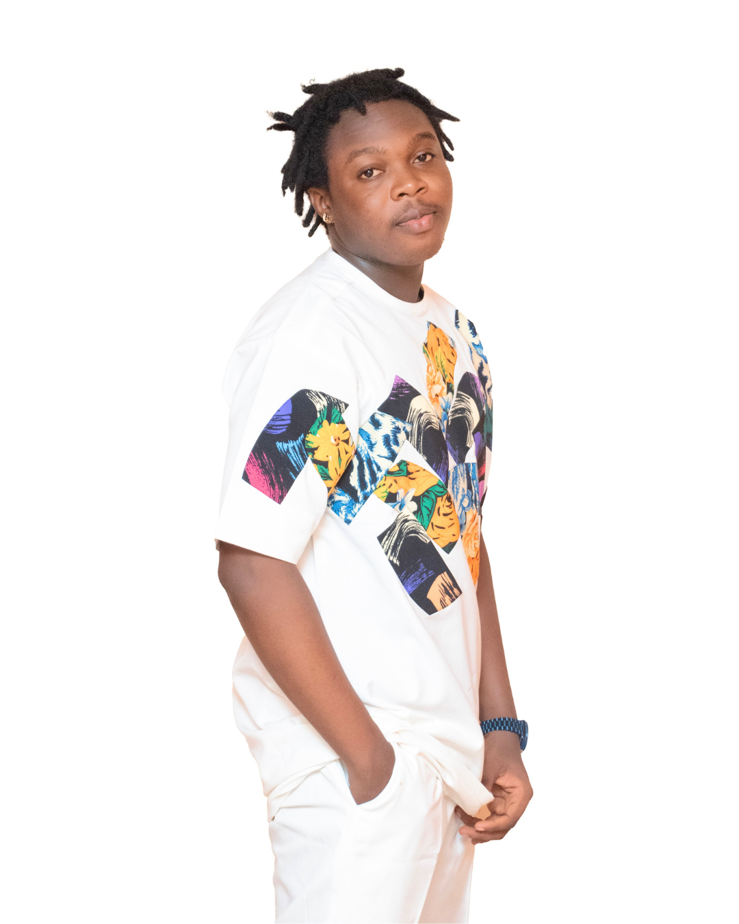 Men’s patchwork native