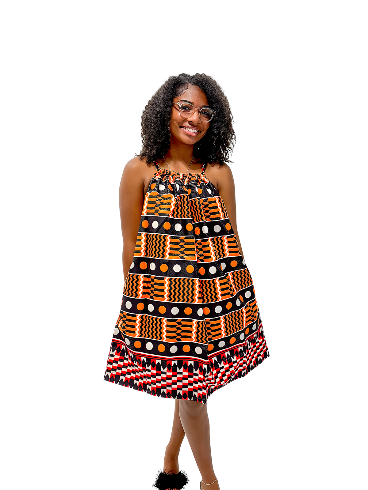 SUNMBO HALTER DRESS