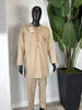 Beige Men’s Senator Wear with Embroidered Detail
