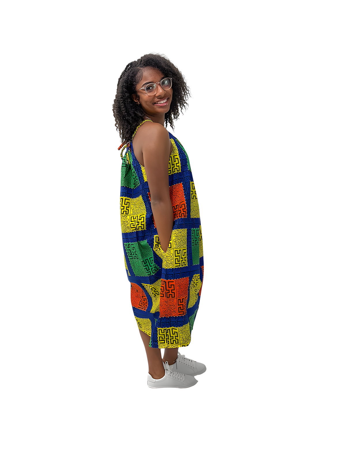 SUNMBO HALTER NECK DRESS