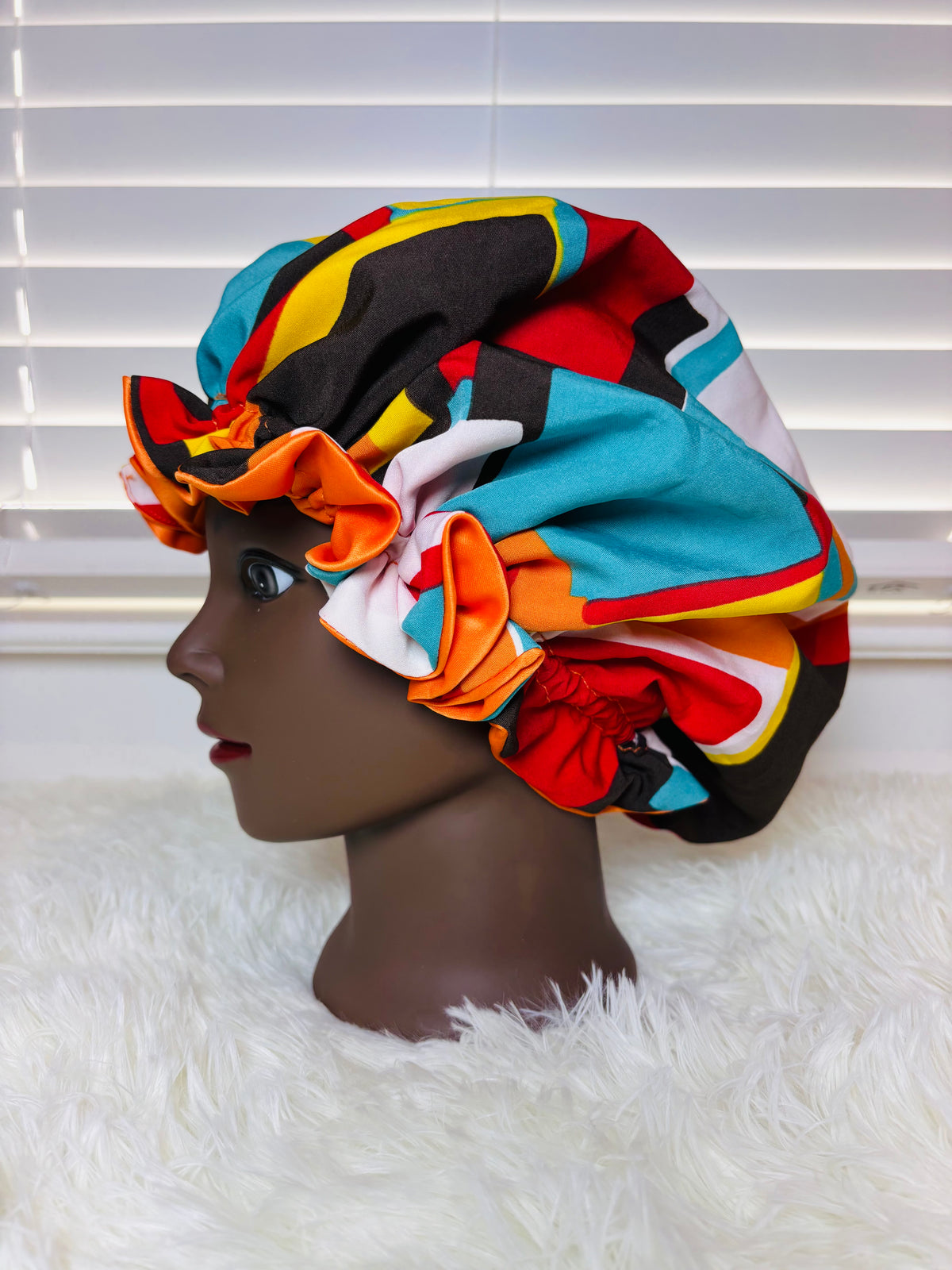 Kids Reversible Satin Bonnet – 2-in-1 Hair Protection