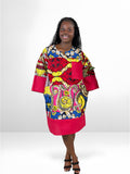 SUNBURST DASHIKI DRESS
