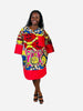 SUNBURST DASHIKI DRESS