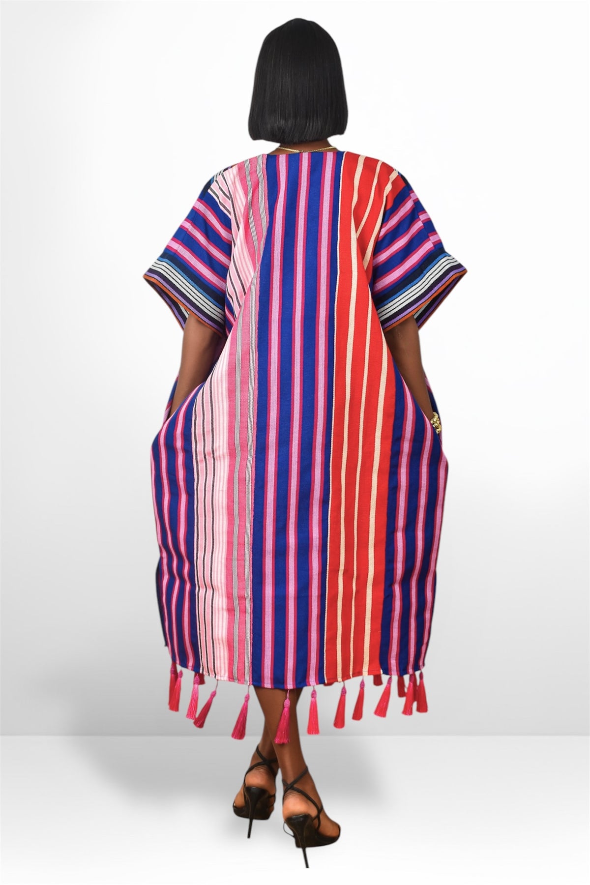 OBIM ASO-OKE DRESS (WITH TASSELS)