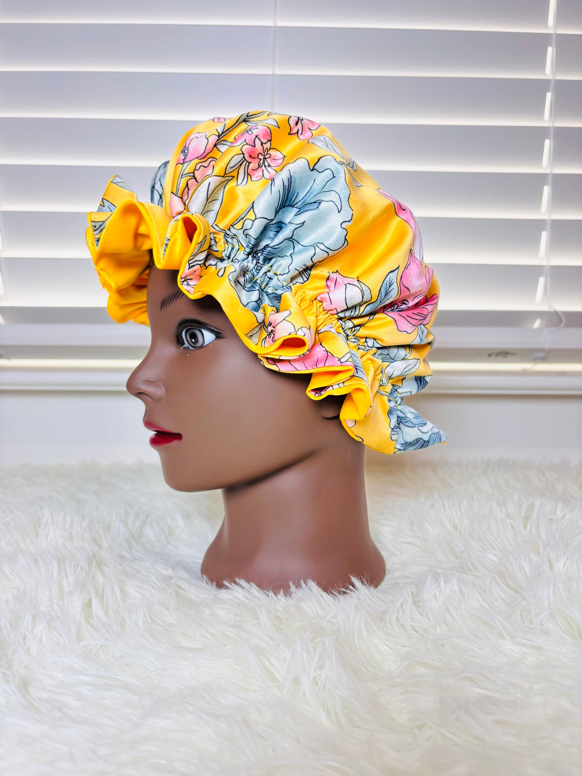 Kids Reversible Satin Bonnet – 2-in-1 Hair Protection