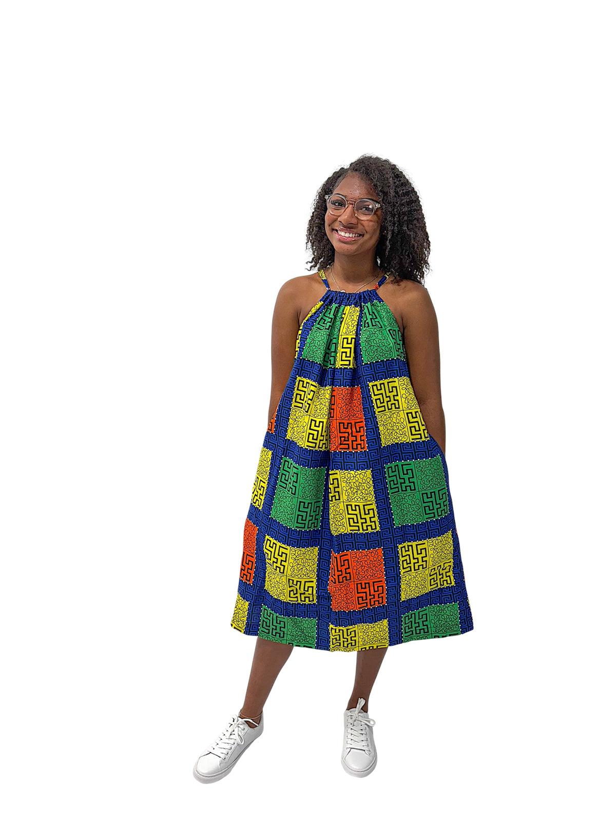 SUNMBO HALTER NECK DRESS