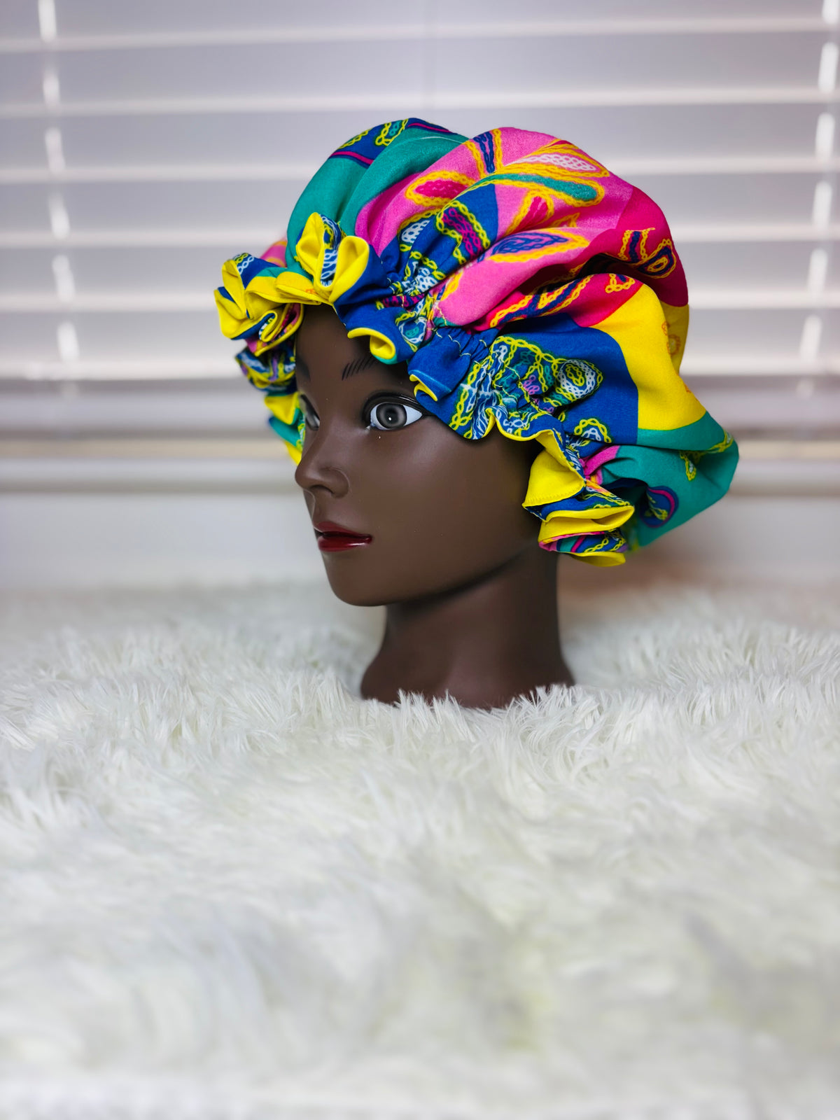 Kids Reversible Satin Bonnet – 2-in-1 Hair Protection