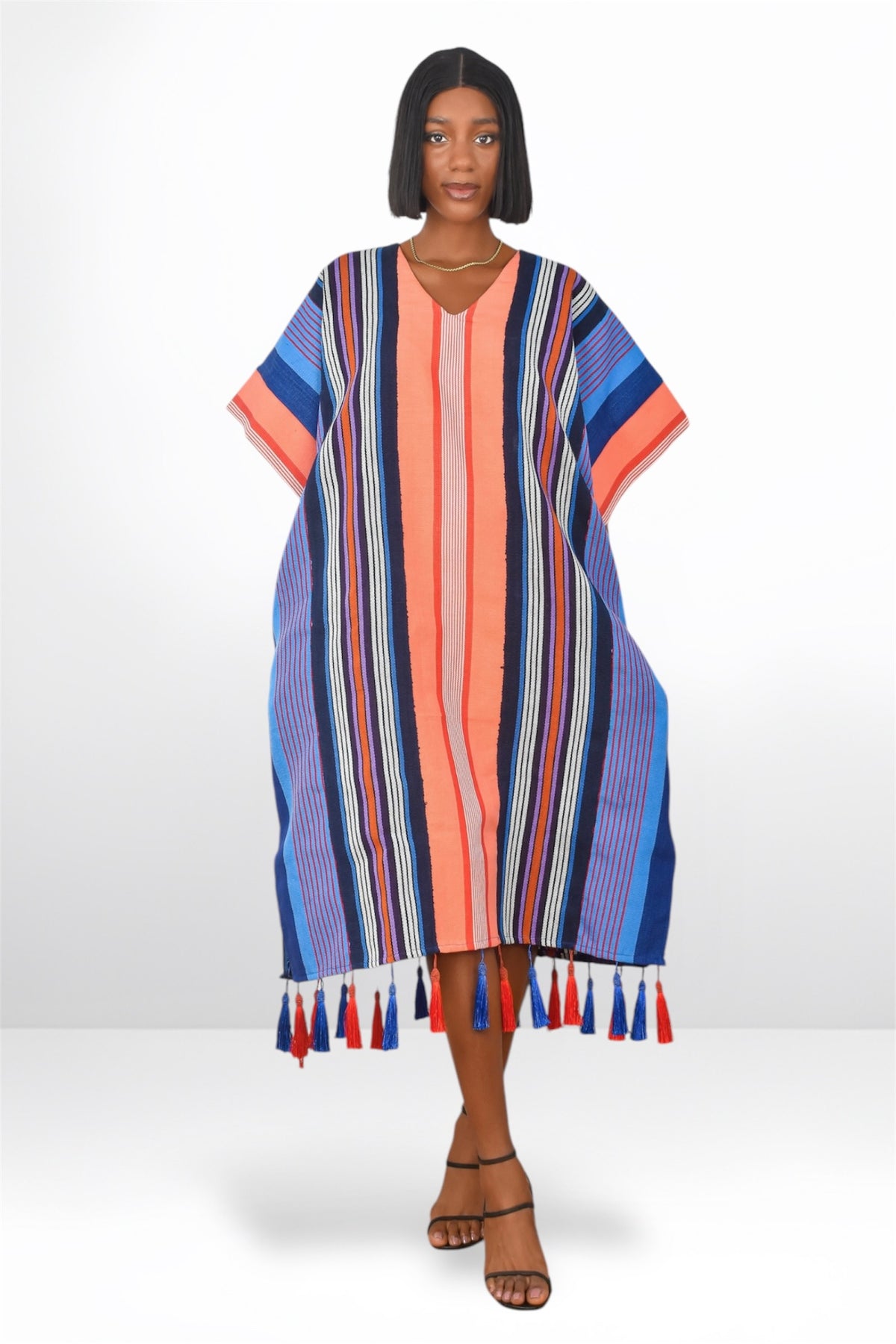 OBIM ASO-OKE DRESS (WITH TASSELS)