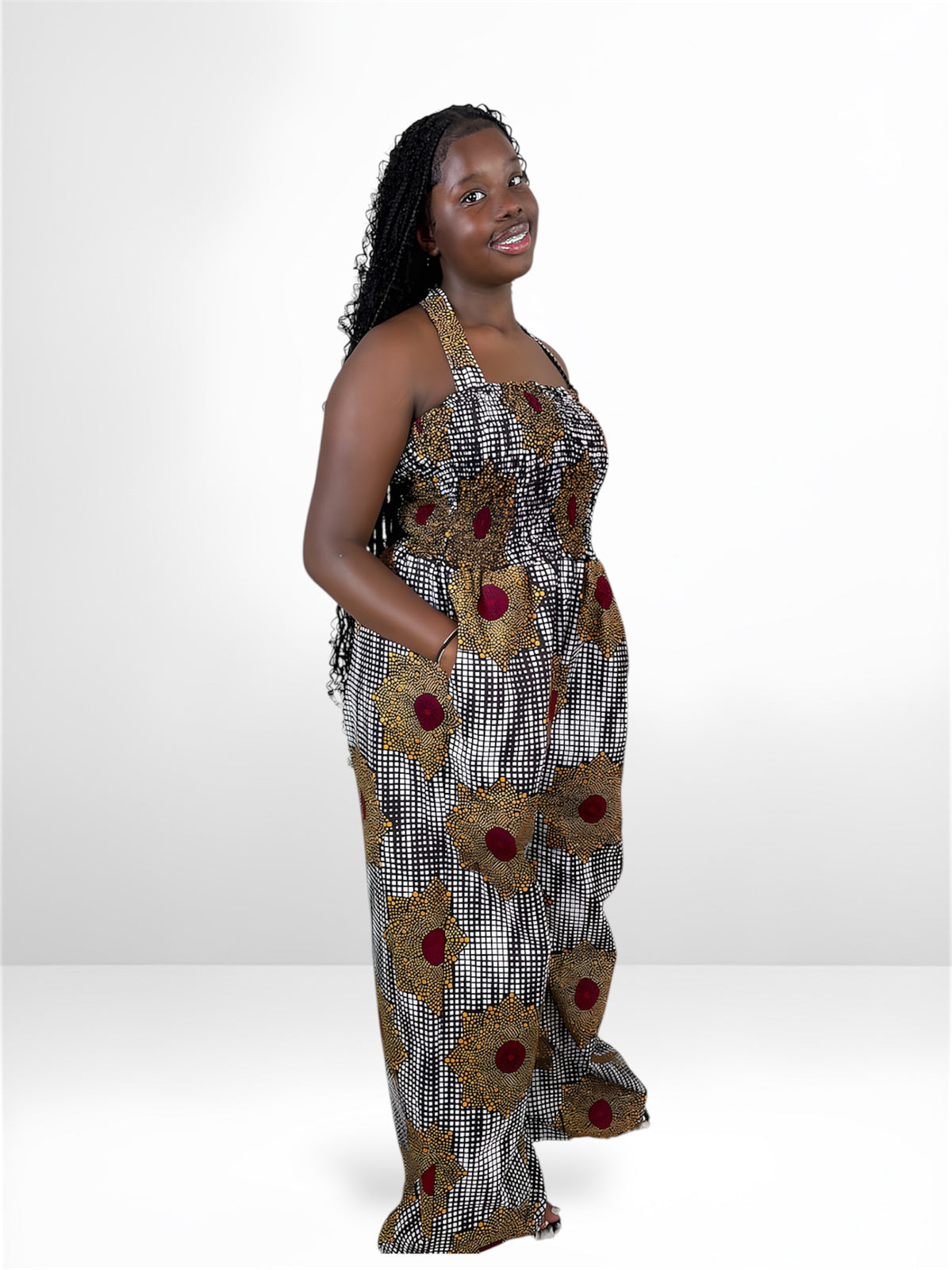 The ZURI SMOCKED JUMPSUIT
