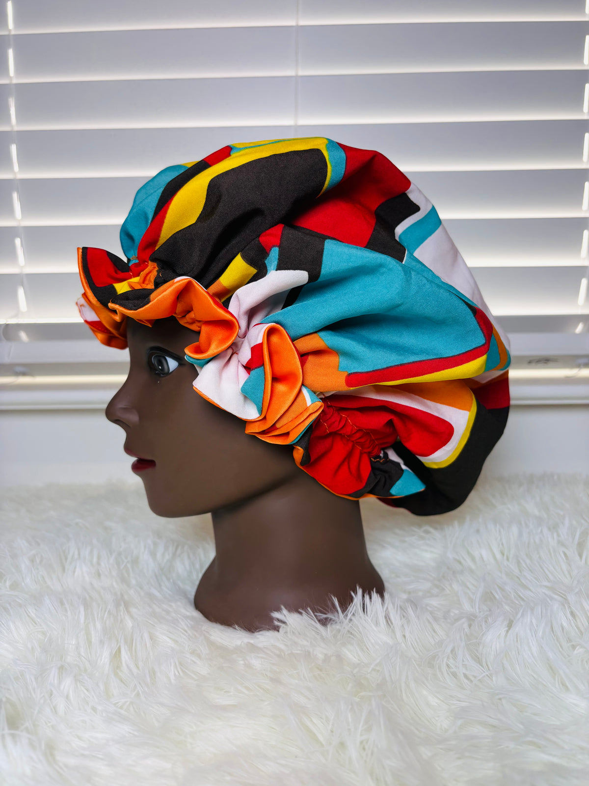 Kids Reversible Satin Bonnet – 2-in-1 Hair Protection