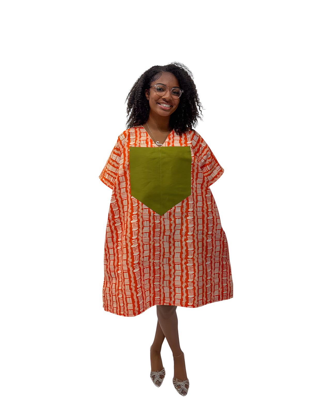 THE KEFI BOLD KAFTAN DRESS