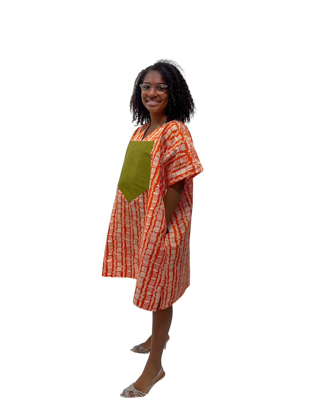 THE KEFI BOLD KAFTAN DRESS