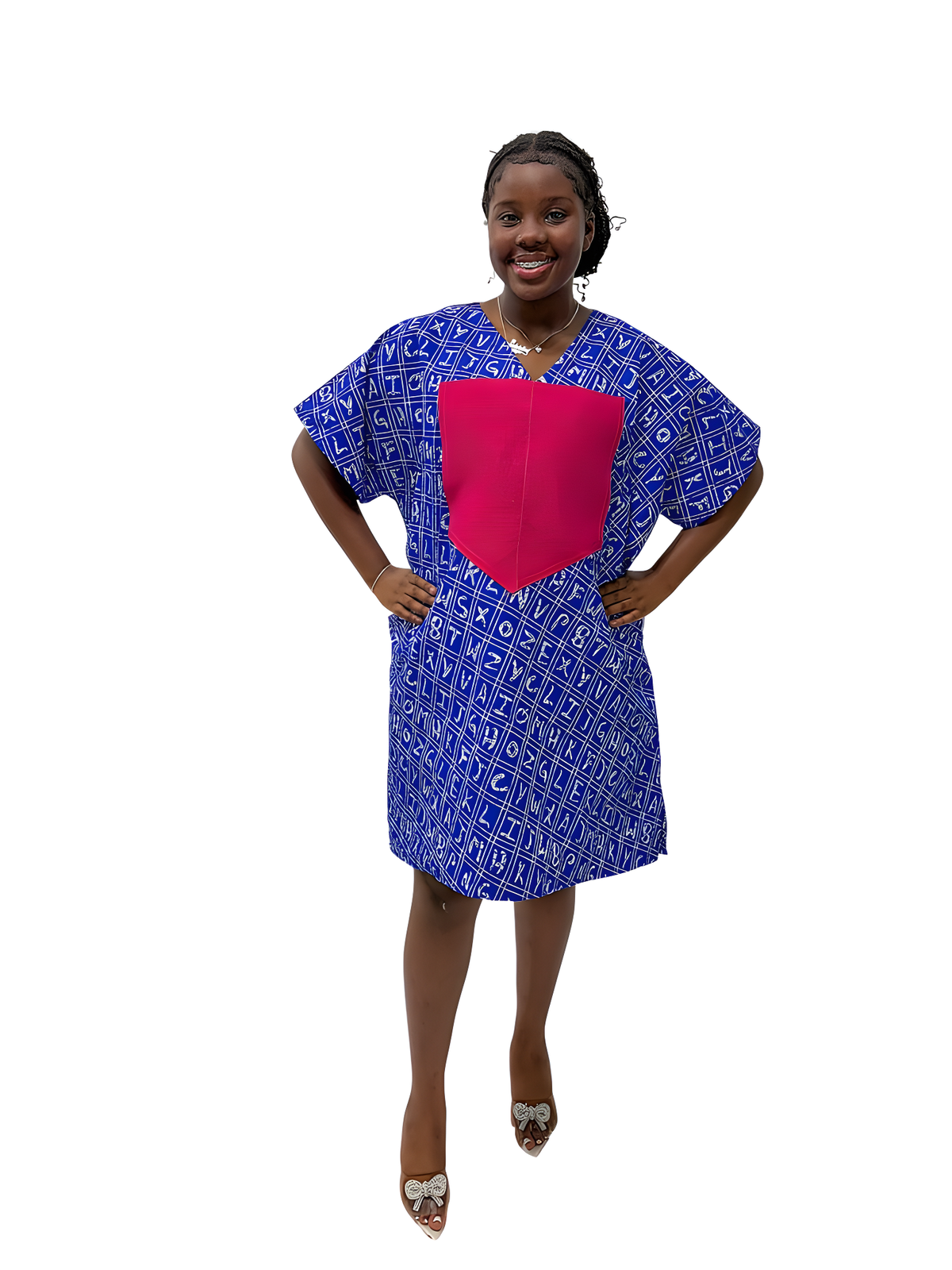 THE KEFI BOLD KAFTAN DRESS