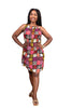 SUNMBO HALTER NECK DRESS