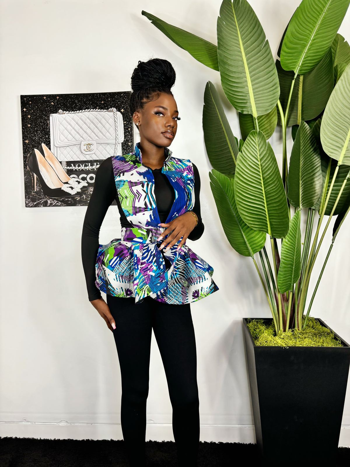 BUSOLA PEPLUM TOP