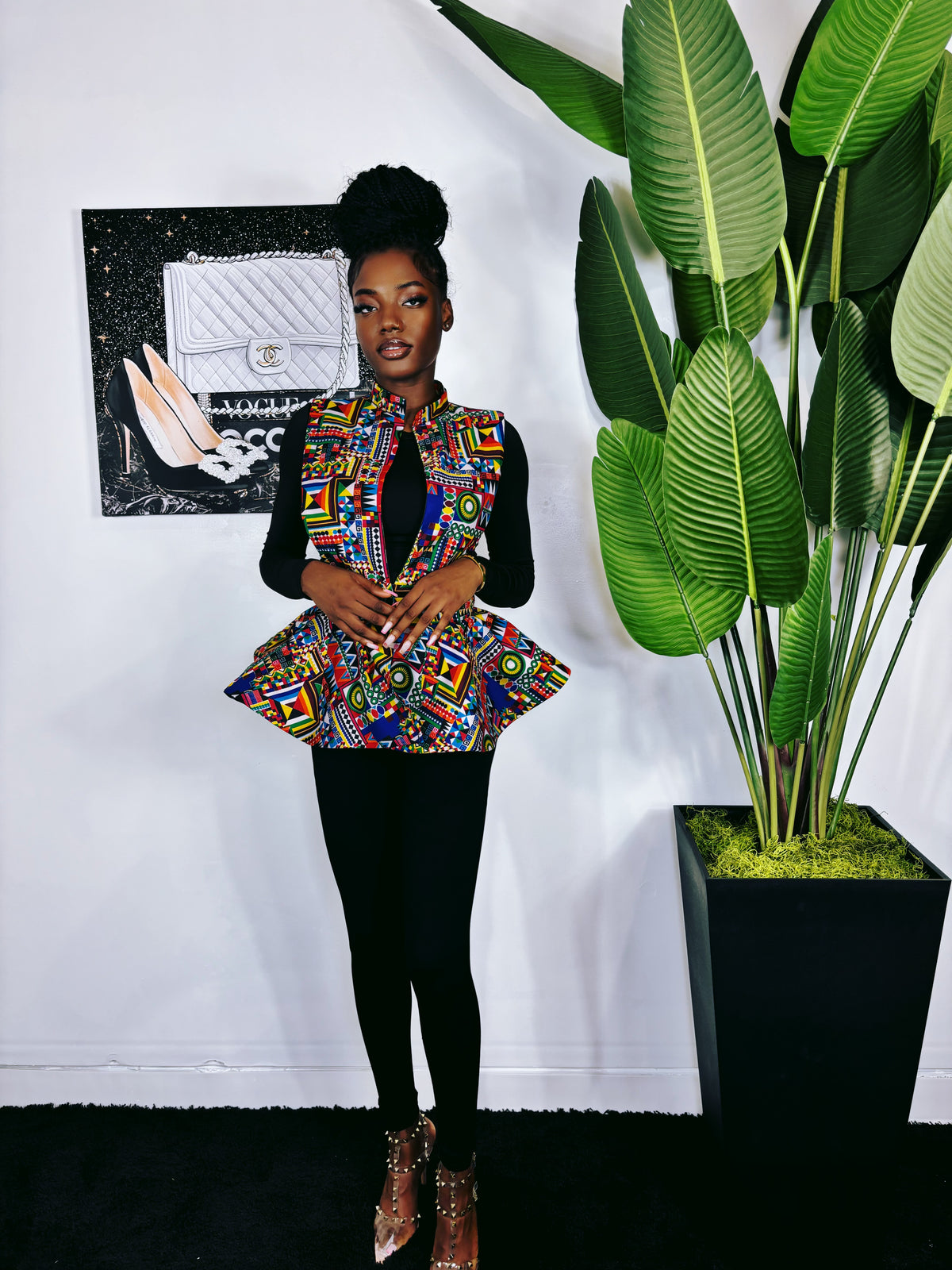 BUSOLA PEPLUM TOP