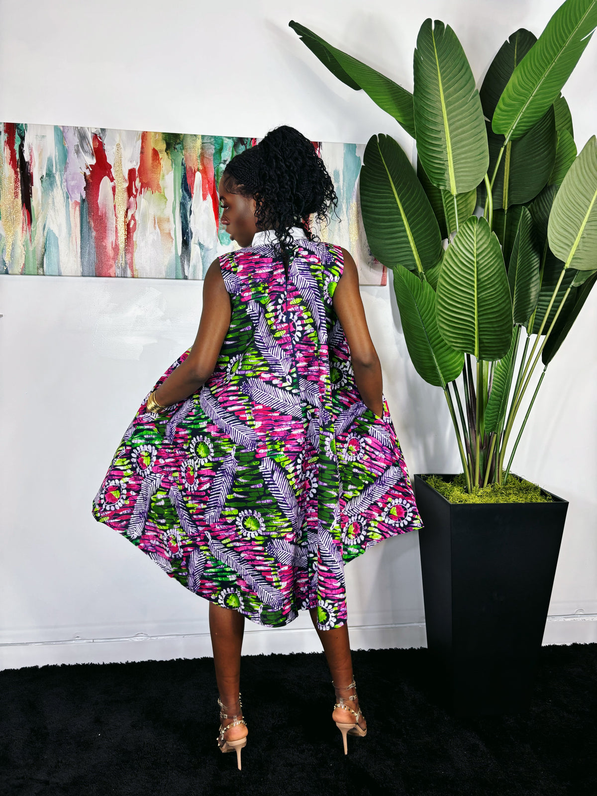 SHEWA COLLARED DRESS