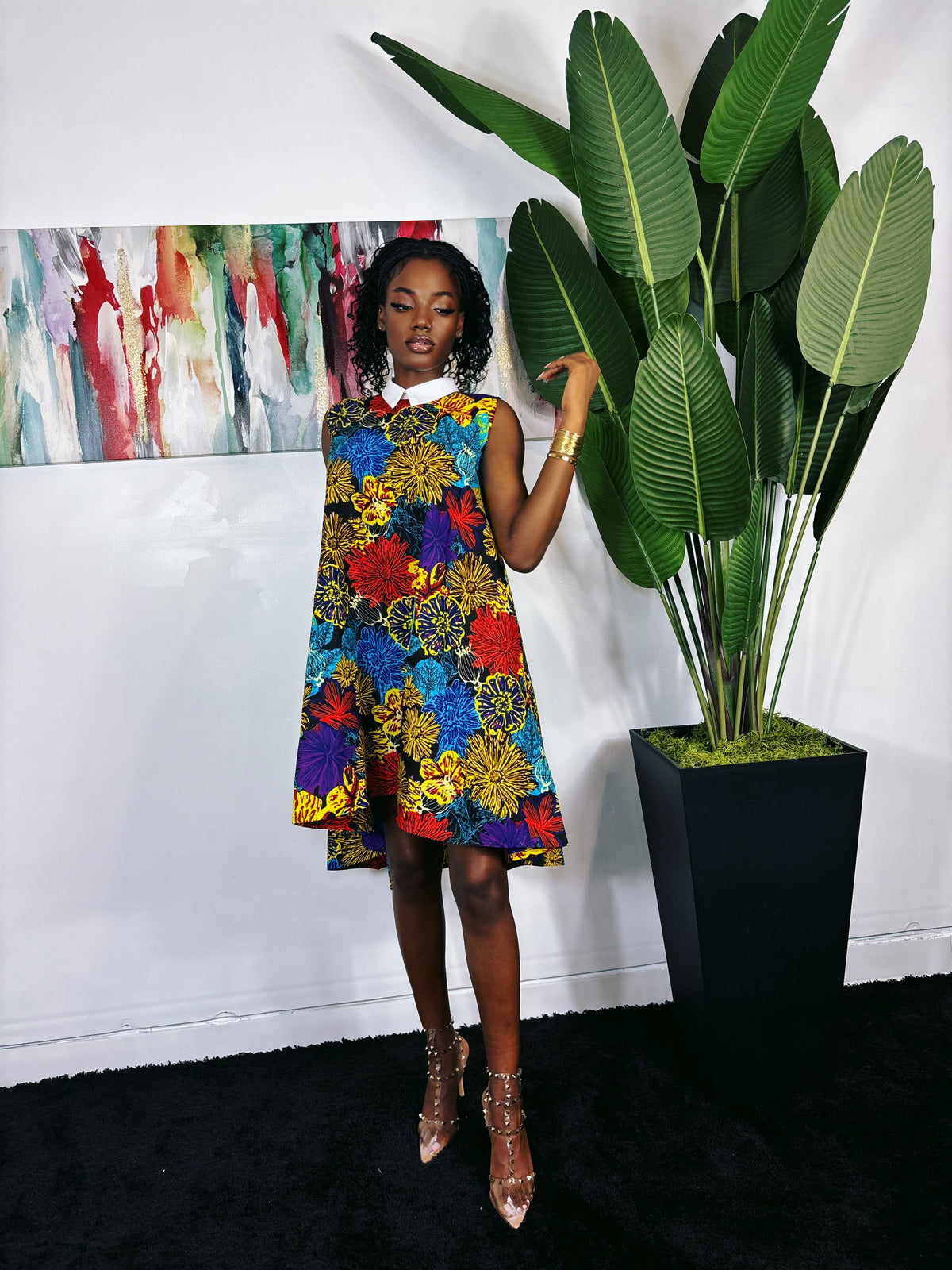 SHEWA COLLARED DRESS