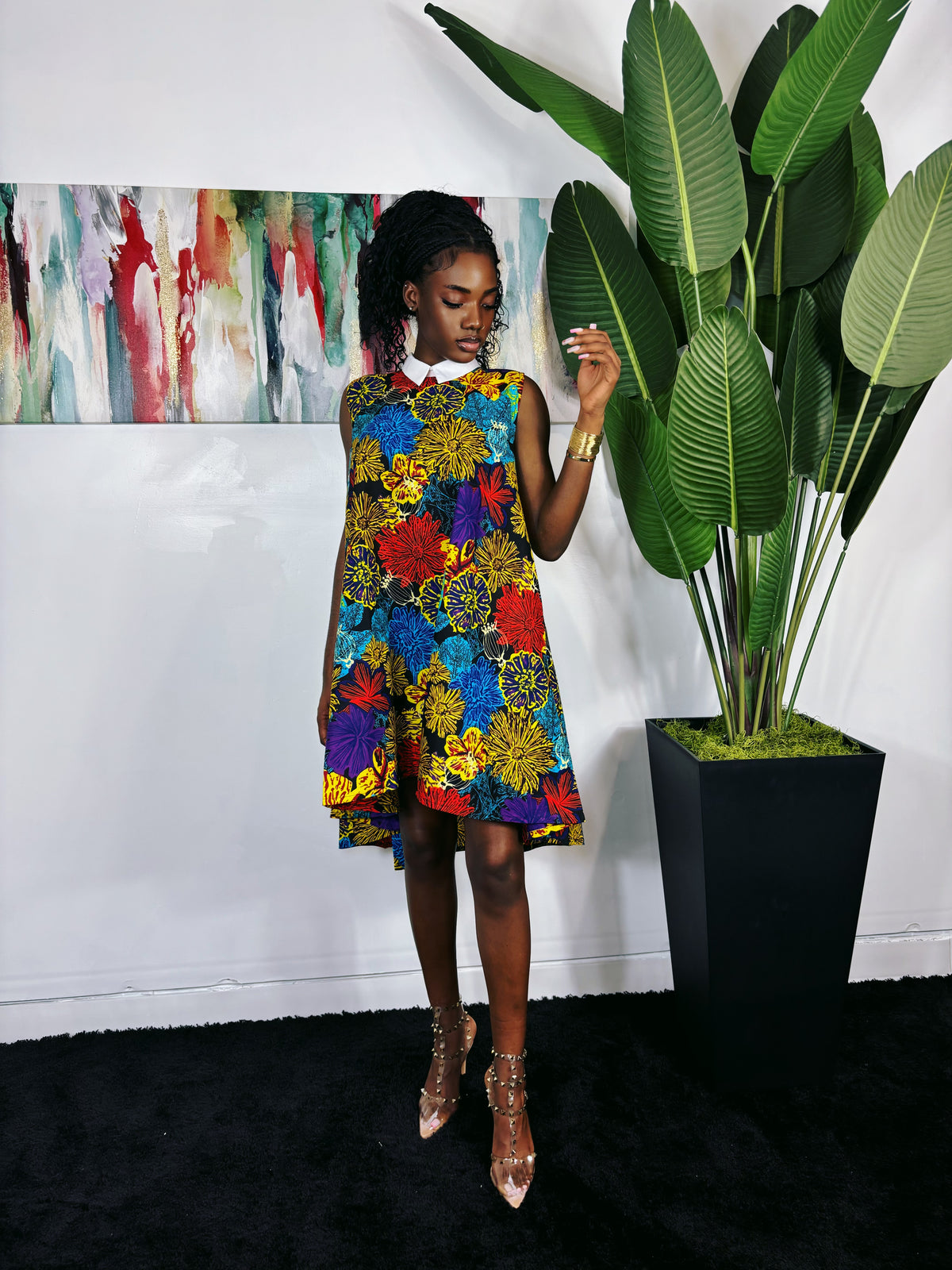 SHEWA COLLARED DRESS