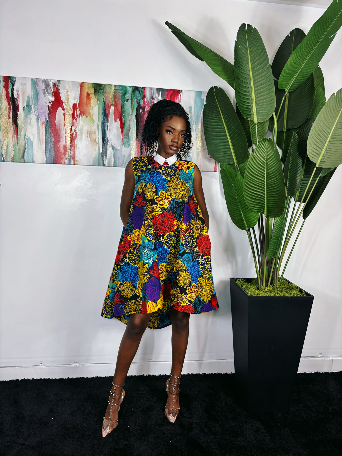 SHEWA COLLARED DRESS