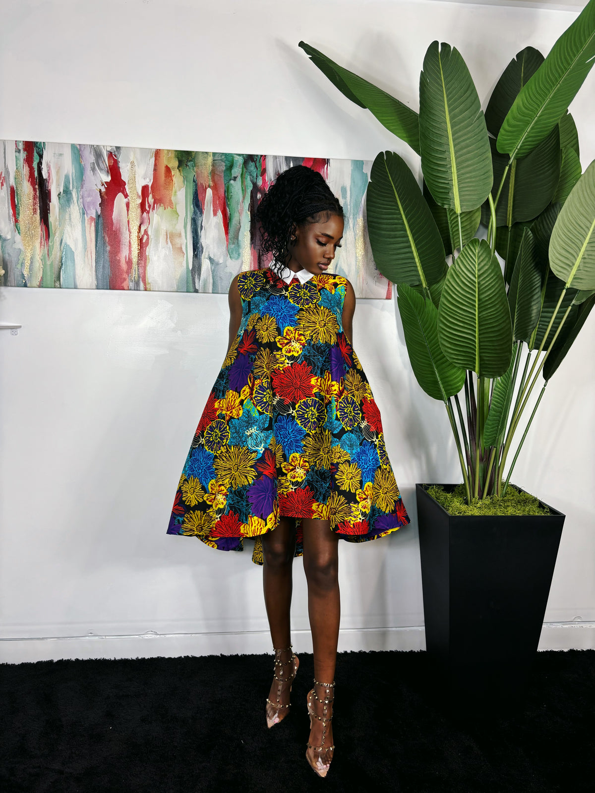 SHEWA COLLARED DRESS