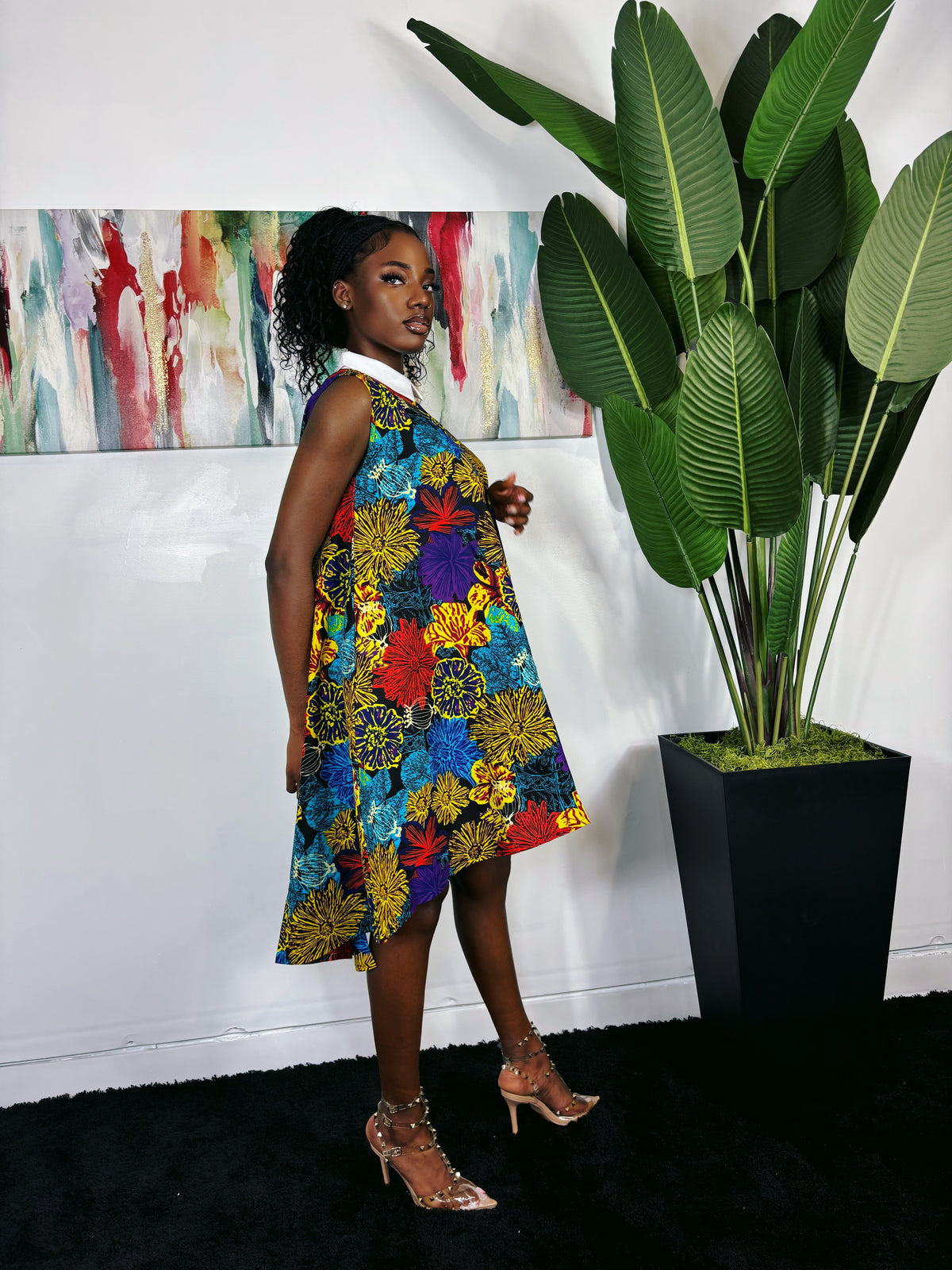 SHEWA COLLARED DRESS