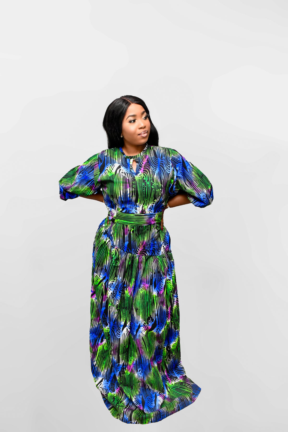 MIDE SKATER DRESS